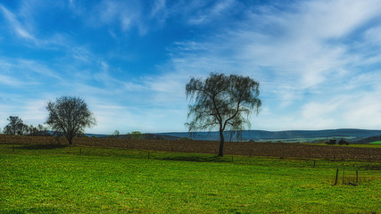 Landschaft im Erzgebirge