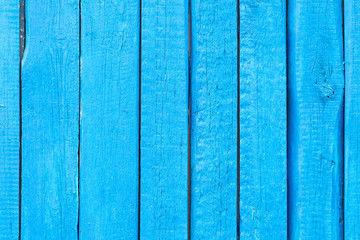 Fototapeta na wymiar Blue old wood texture with scratches and cracks
