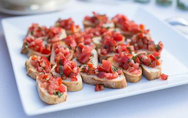 variety vegetables appetizers and finger food