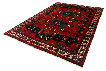 Old and modern Persian Colourful Arabesque and handmade carpet, rug gelim, and Gabbeh with the...