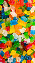 Fototapeta na wymiar Gummy bears, Jerusalem, Israel