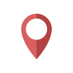 map pin icon, pin location vector icon