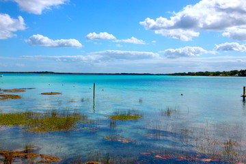 blue lagoon in mexico