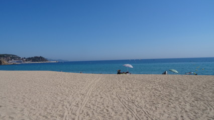 Fototapeta na wymiar Blanes is a beautiful beach resort in Spain