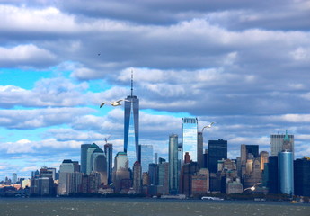 Obraz premium new york city skyline