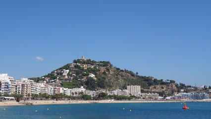 Fototapeta premium Blanes is a beautiful beach resort in Spain