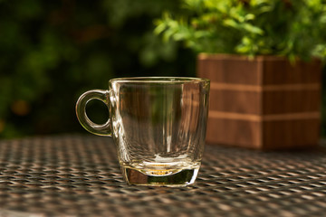 Xicara de cafe vazia 