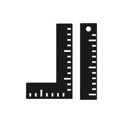 Obraz premium ruler vector icon, ruler in trendy flat style, measure icon