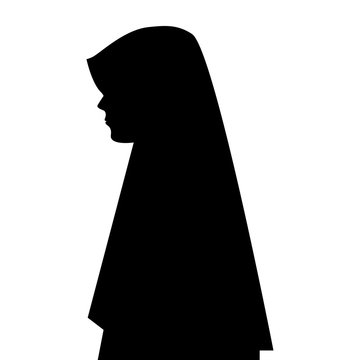 Islam. Ramadan kareem, Mosque, prayer. Black symbols Celebration vector Concept