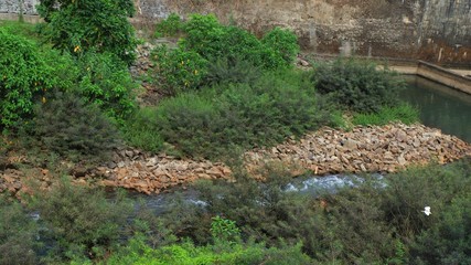 kerala river side long view