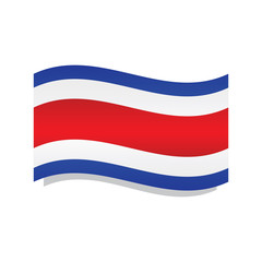 Waving flag of Thailand