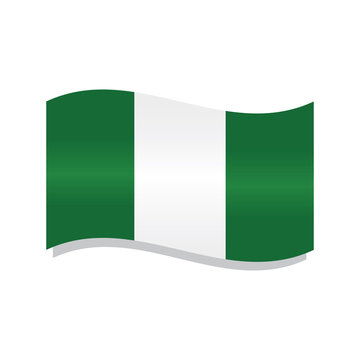recommend clip art: Waving flag of Nigeria