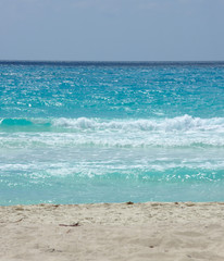 Sea in sunny day. Beach concept