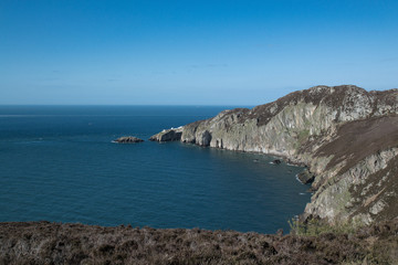 A view of the Welsh coastline.