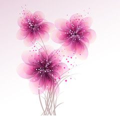 vector background with Flowers 931
