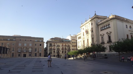 Naklejka premium Jaen is a very old town in Andalusia
