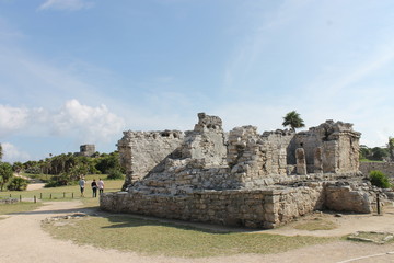 Fototapeta na wymiar Cozumel, Ruinen, Mayas, Incas, Yucatan, Quintana Roo, Mexiko 
