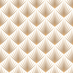 Materiał do szycia Art deco trellis lines seamless pattern vector graphic design.