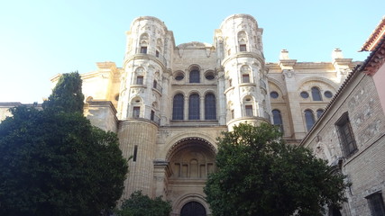 Fototapeta na wymiar Malaga is a city with stunning architecture. South of Spain