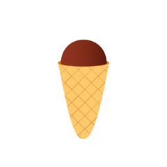 Ice cream icons set on a white background. Cartoon design, realistic