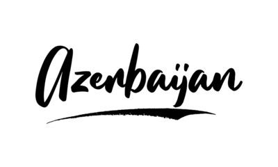 Azerbaijan Phrase Saying Quote Text or Lettering. Vector Script and Cursive Handwritten Typography 
For Designs Brochures Banner Flyers and T-Shirts.