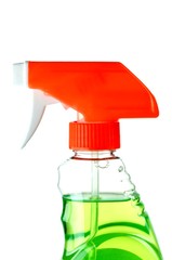 Hospital cleaning and disinfectant product in a spray bottle