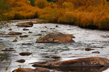 river in autumn