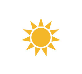 Fototapeta premium Sun flat design illustration
