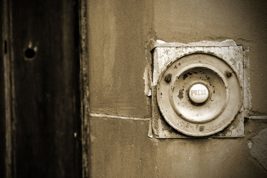 Close-up View Of Doorbell