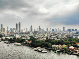 Obraz premium Zdjęcie lotnicze Bangkok