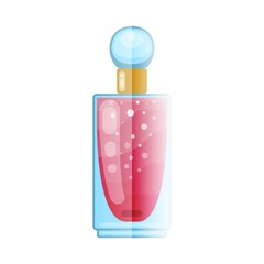 pink bottle icon liquid vector aromatic care