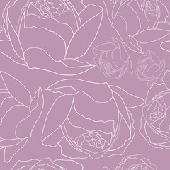rose flower. bloom. Summer spring pattern seamless for decoration. background