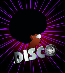 disco girls dance party print and embroidery graphic design vector art