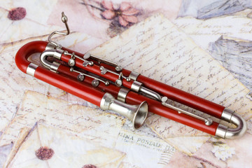 music woodwind instrument Contrabassoon,  Contrafagot