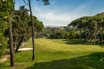 Golf course, Estoril Portugal. - 342536509