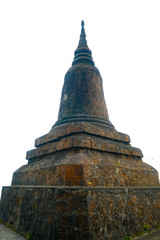 Fototapeta premium Ancient Temple on top of a mountain at Kempot Cambodia