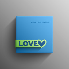 Valentines day, Love, Vector banner