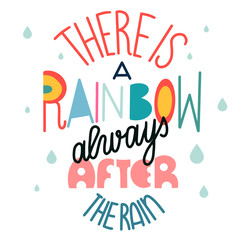 Fototapeta na wymiar Creative modern lettering. Rainbow quote and flowers. Funny handwritten text. Trendy vector illustration for t-shirt, print, and web design. Calligraphy and bold text combination.