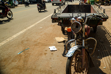 Motorcycle at Kempot Cambodia