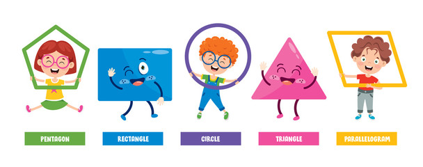 Set Of Basic Geometric Shapes