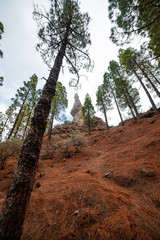 Roque nublo National Park in Gran Canaria, Canary Islands