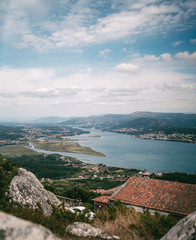 Fototapeta premium Beautiful view of northern Spain with ocean