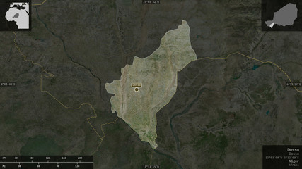 Dosso, Niger - composition. Satellite