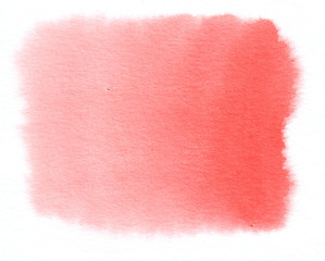 Obraz na płótnie Canvas red watercolor spot