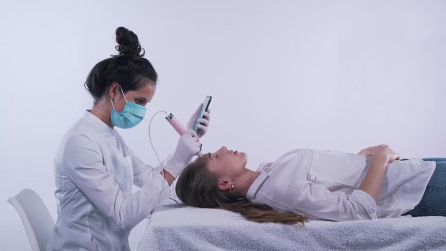 beauty treatments in a beauty salon