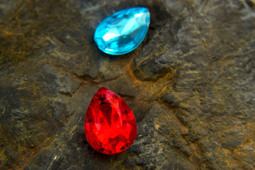 ruby Is red gem Beautiful by nature For making expensive jewelry	