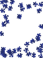 Business mind-breaker jigsaw puzzle dark blue 