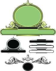 Ornate Frame with scrolls