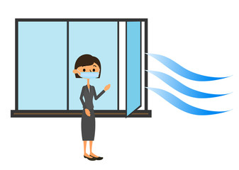 換気会社女性１