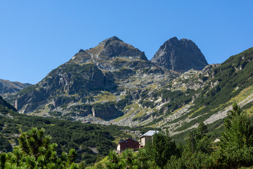 Summer landscape of Malyovitsa peak, Rila Mountain, Bulgaria